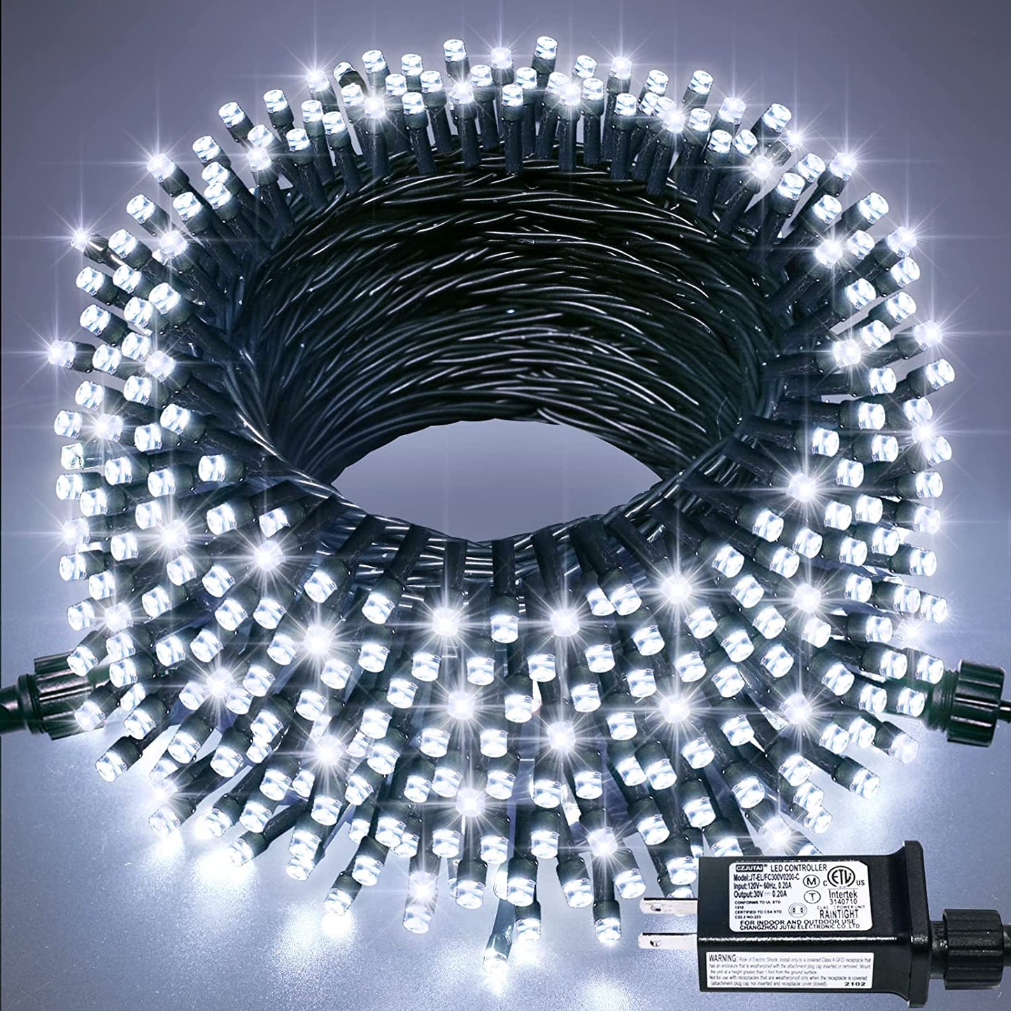 200 LED White Christmas Lights